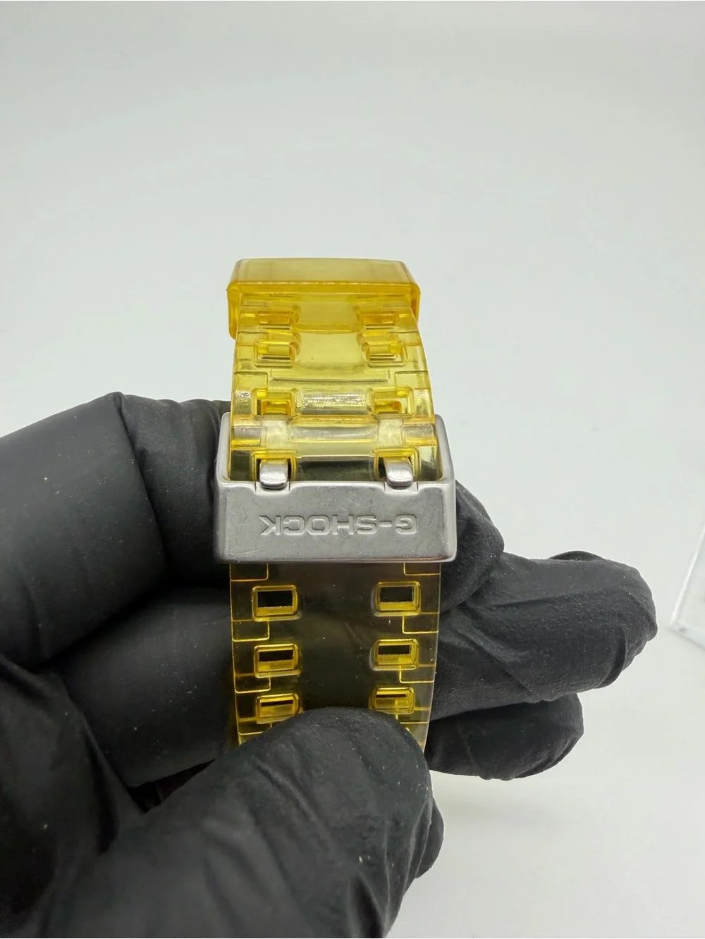 Casio Transparent (Skeleton/Jelly) Yellow Custom Built Digital Sport Watch